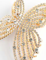 Hrebienok na vlasy - Kamienky - zlata