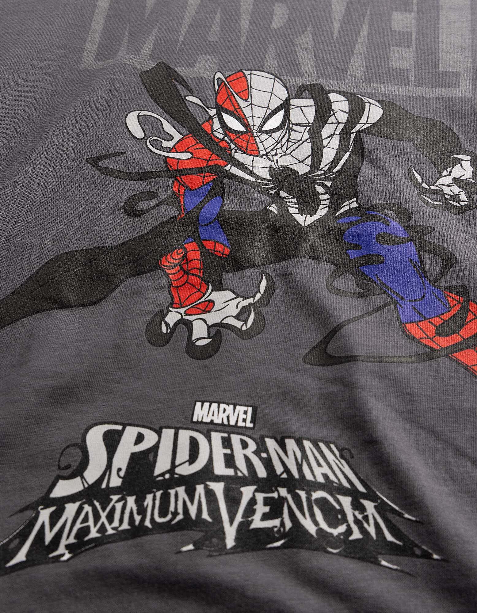 T-shirt - Spiderman - Donkergrijs
