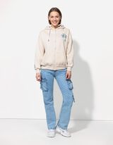 Tepl&aacute;kov&aacute; bunda - Zadn&aacute; potlač - bezova