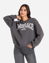 Felpa - Oversized Fit - grigio scuro