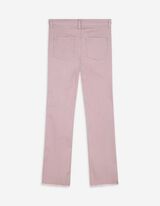 Hose - einfarbig - dunkellila