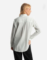 Blúzka - Náprsné vrecko - zelena