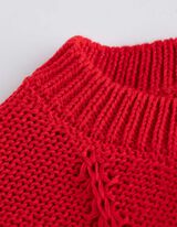 Strickshirt - Strick - rot