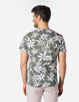 T-Shirt - Allover-Print - wei&szlig;
