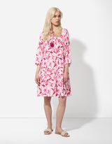 Šaty - Celoplošný vzor - pink