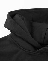 Mikina s kapucňou - Zadn&yacute; v&yacute;tlačok - cierna