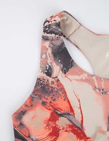 Cropped top - Zachte touch - beige