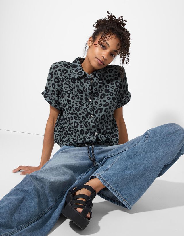 Jeans - mid blue denim - blau