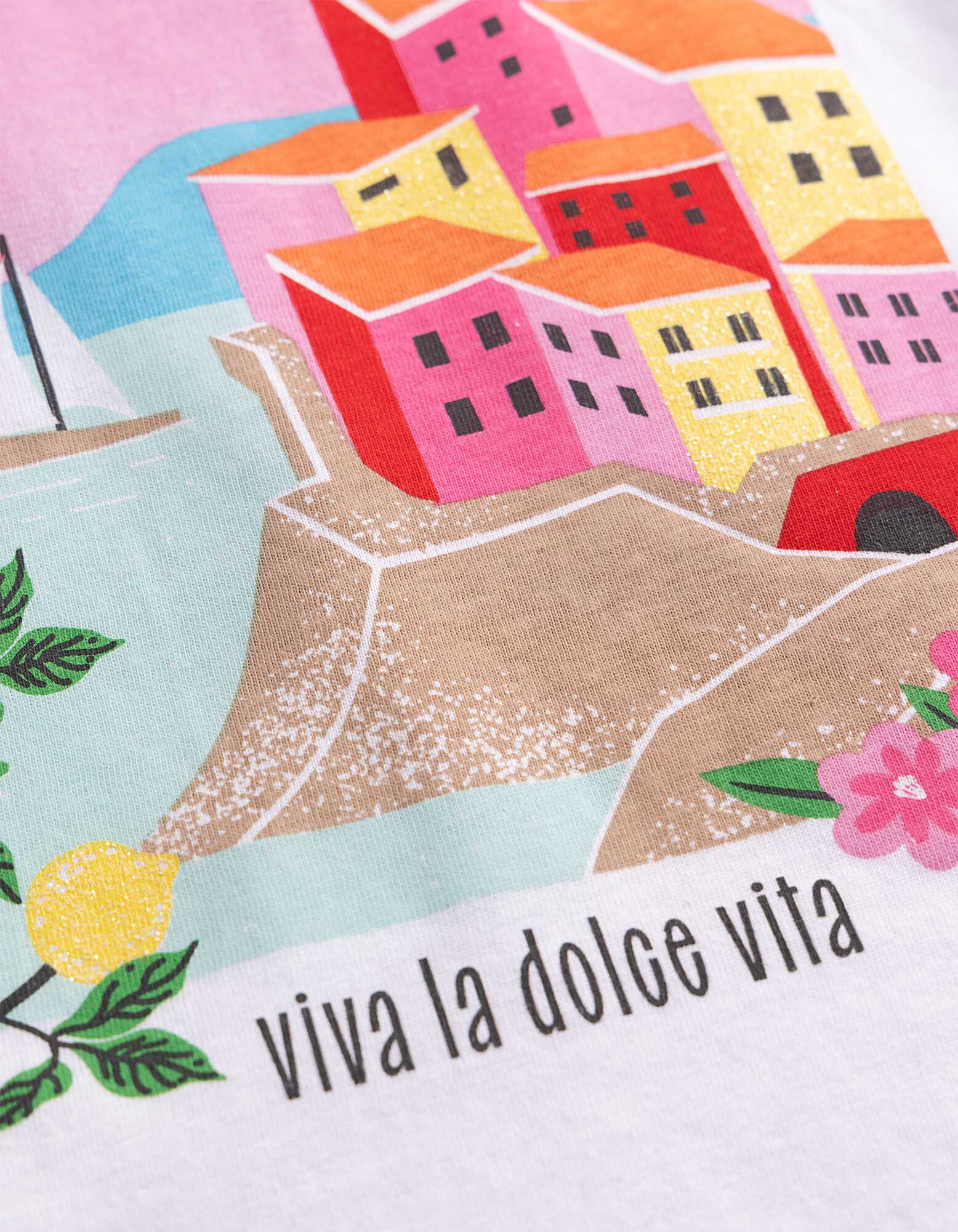 T-Shirt - Frontprint - Wei&szlig;