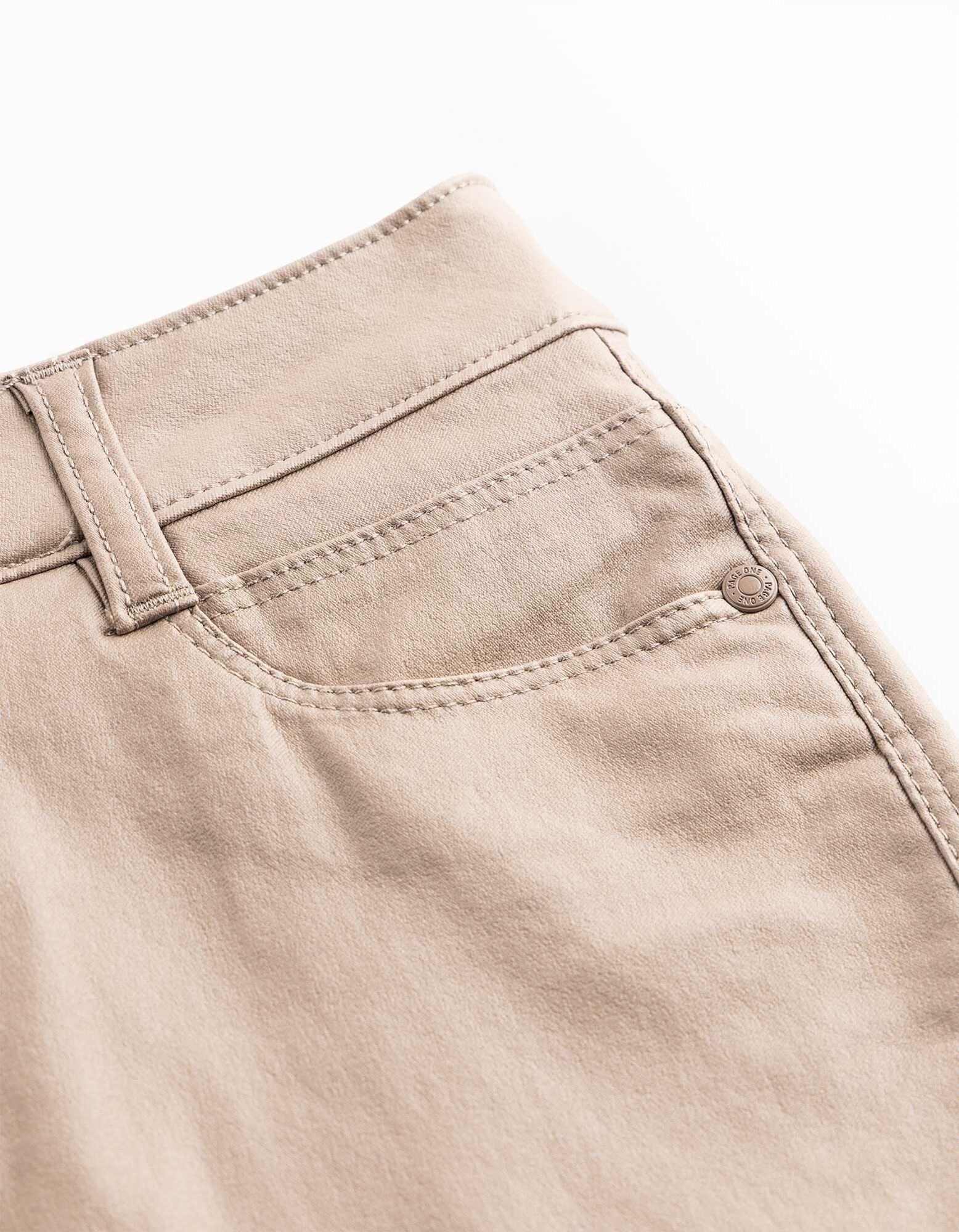 Hose - Skinny Fit - Braun