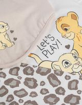 Ensemble composé d'un t-shirt - Le Roi lion - blanc