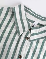 Blouse - Borstzak - donkergroen