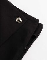 Skort - einfarbig - schwarz