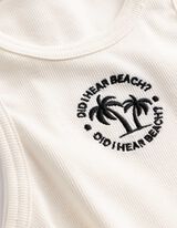 Top - Stickereien - wei&szlig;