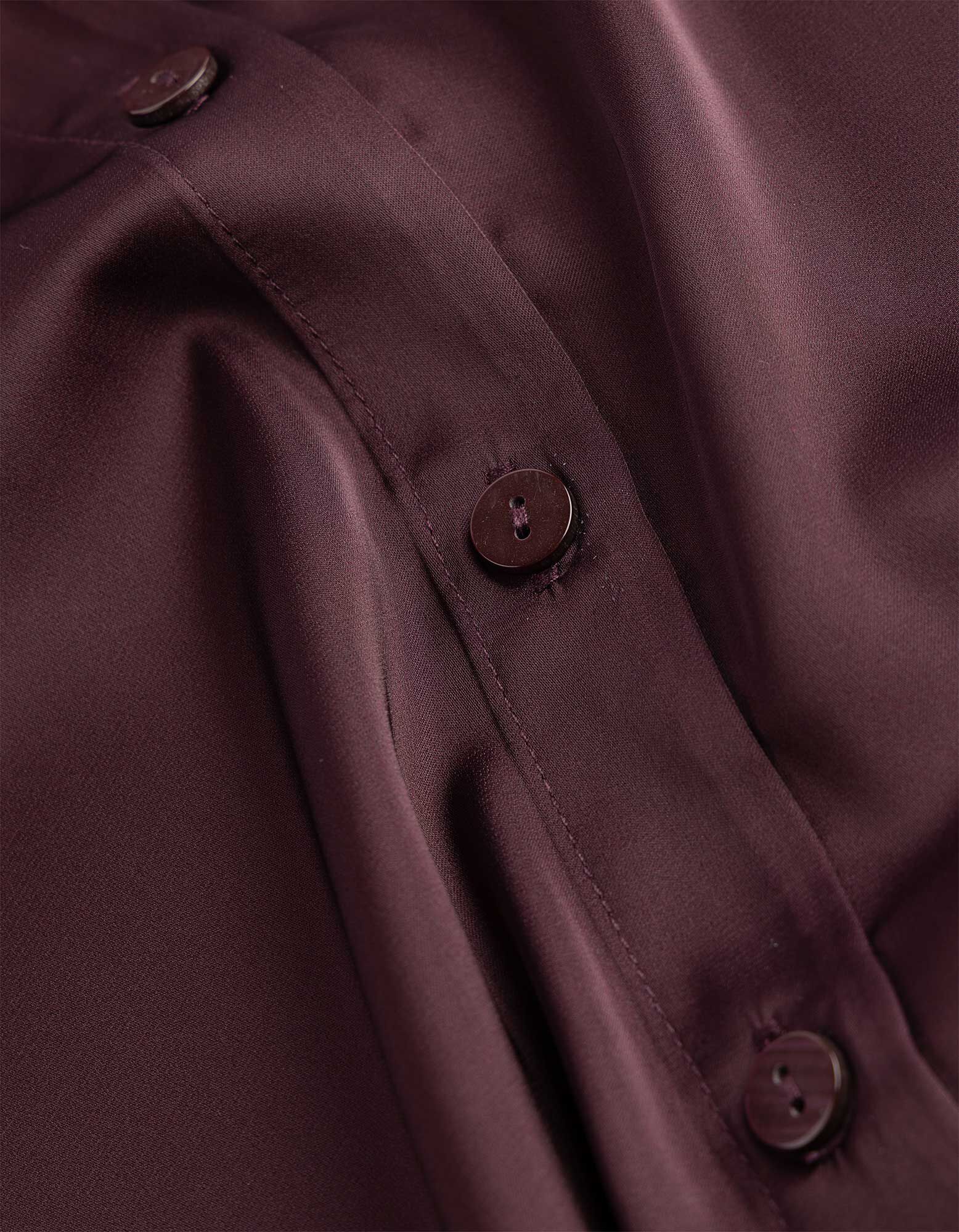 Blouse - Satin - mauve