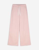 Hose - Spitzenbesatz - lila