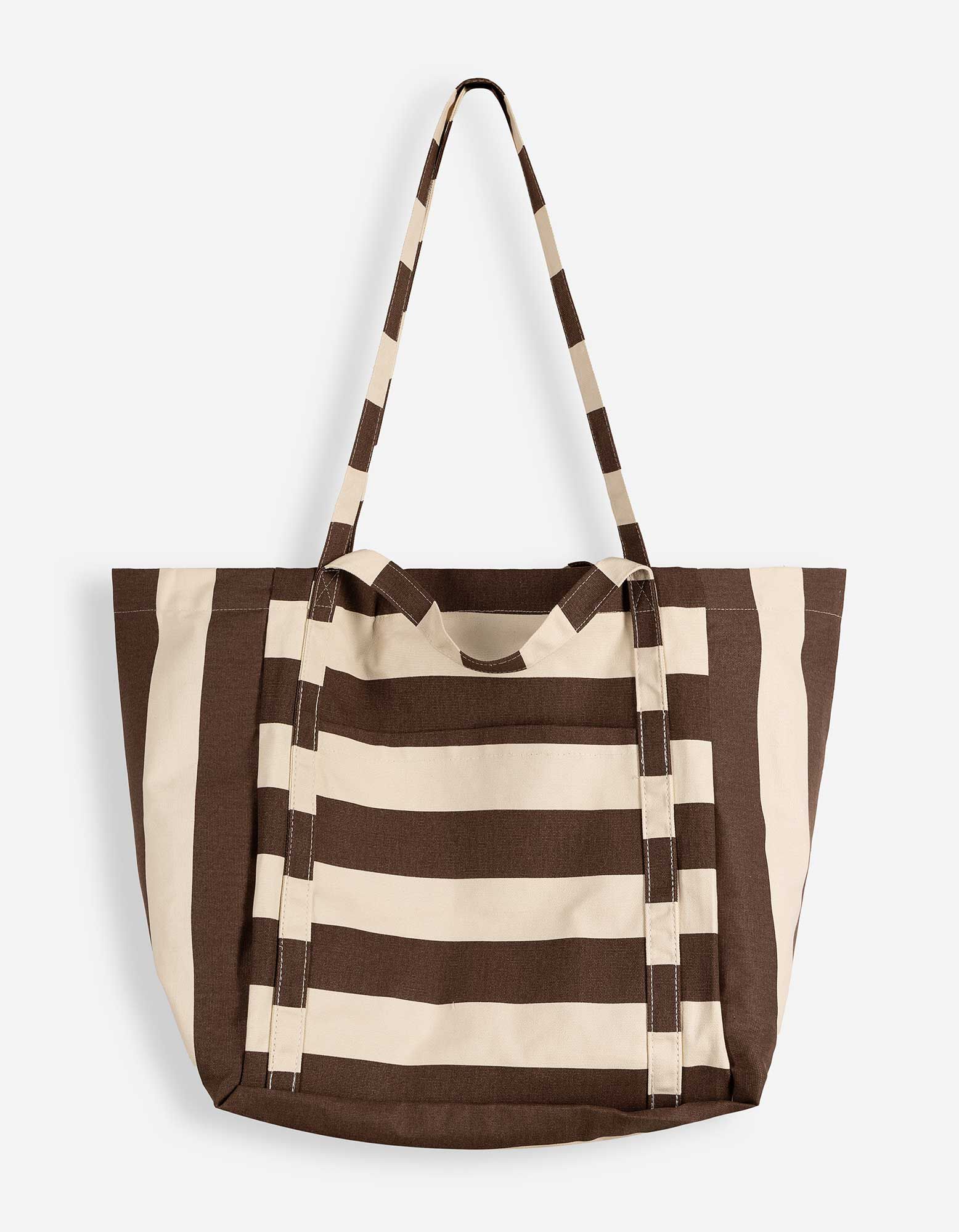 Sac - Rayures - Brun