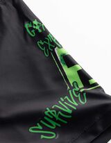 Zwembroek - Minecraft - zwart