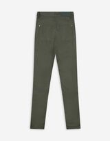 Pantaloni - Skinny Fit - Verde inchis