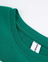 Pikkade varrukatega s&auml;rgist ja p&uuml;kstest koosnev komplekt - tr&uuml;kis - roheline