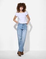 dżinsy - Straight Fit - jasny niebieski