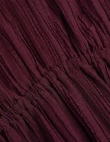 A-vonalú ruha - V-kivágás - sotetlila