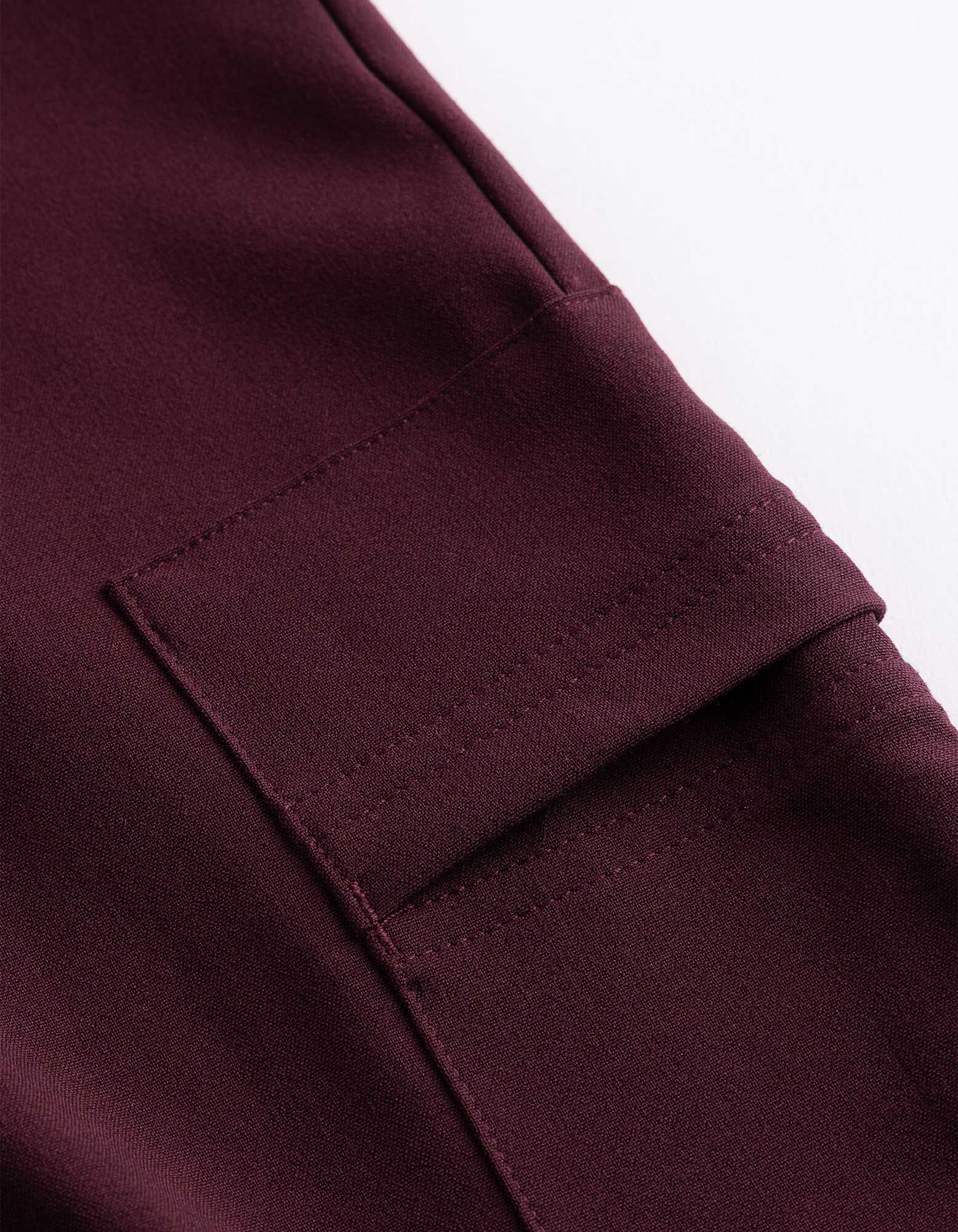 Cargohose - Pattentaschen - Lila