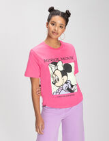 Tričko - Minnie Mouse - pink