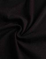 Top - Stehkragen - schwarz