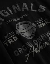 T-Shirt - Frontprint - schwarz