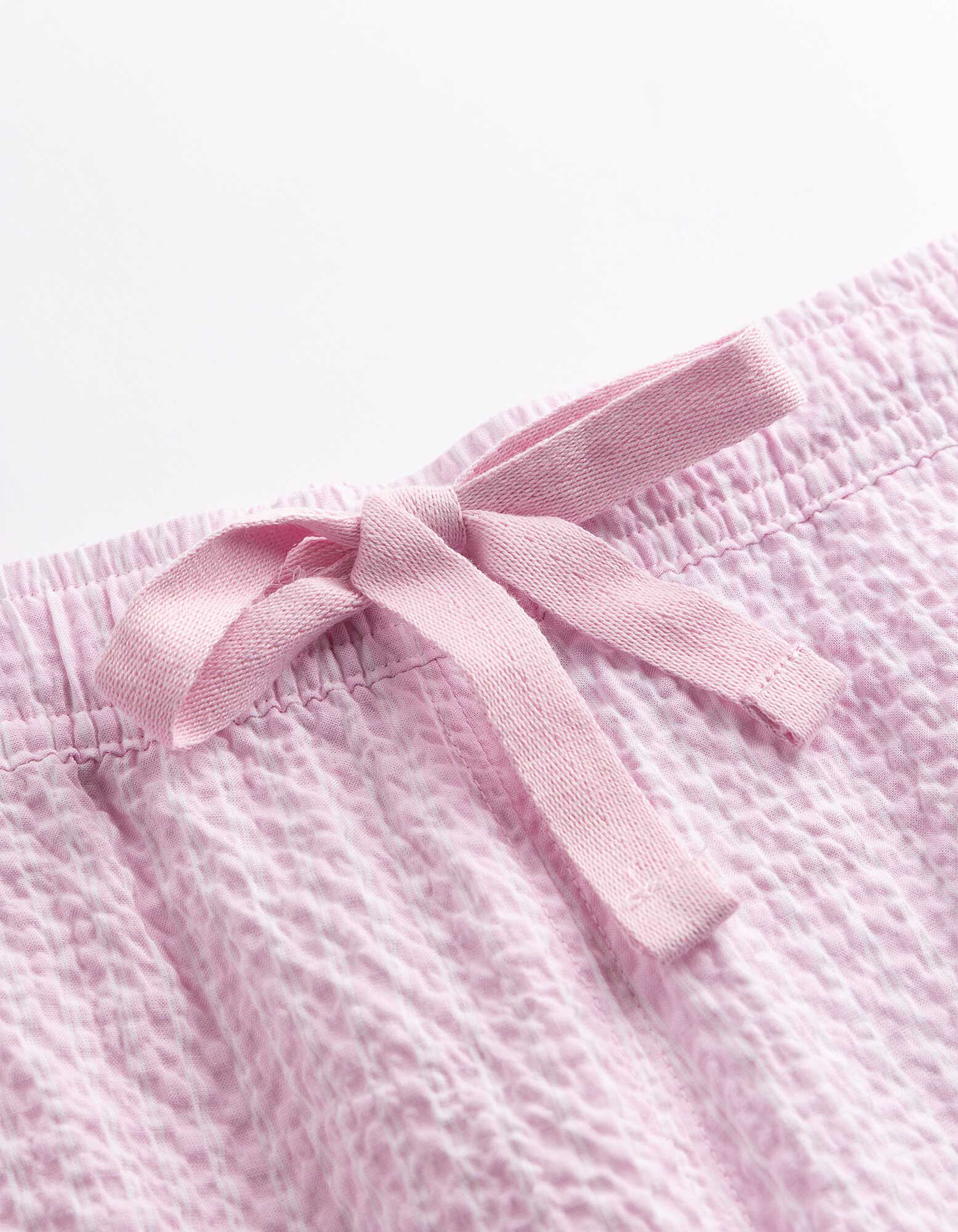 Pantalon de pyjama - Viscose m&eacute;lang&eacute;e - rose