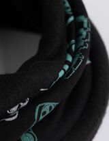 Loop-Schal - Allover-Print - schwarz