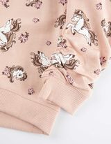 Meleg&iacute;tőfelső - Elsz&oacute;rt nyomott minta - rozsaszin