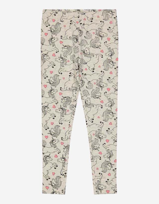 Legging - Print all-over - beige