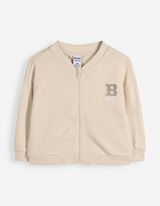 Sweatjacke - Sweat - Beige