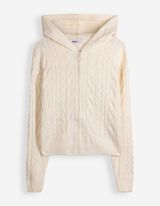 Vest - kabelpatroon - Off-White