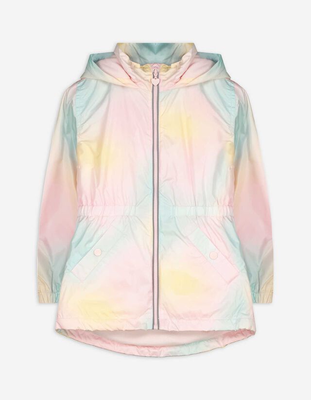 Jacke - Allover-Print - weiß