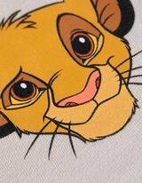 Sada obsahující tričko, kalhoty a bryndák - Lví král - bílá