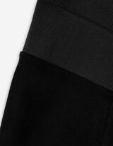 Leggings - einfarbig - schwarz