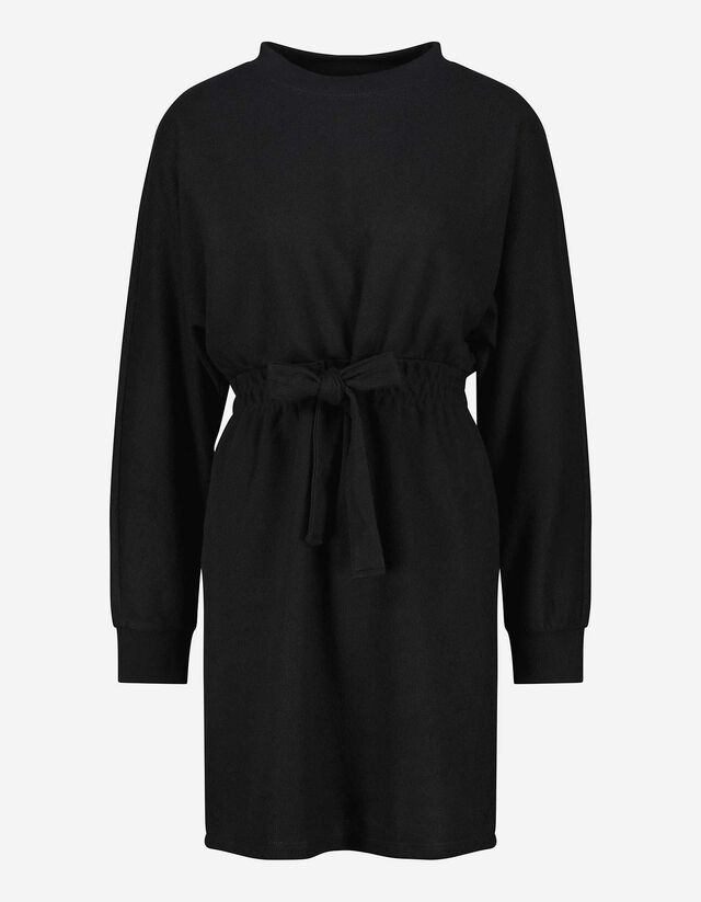 Rochie midi - Tiv reglabil - Negru
