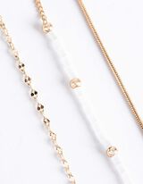 Colier - Pachet de 3 - Auriu