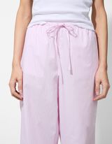 Pyjamahose - Streifen - pink