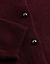 Cardigan - Strick - Dunkelrot