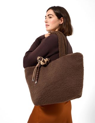 Shopper - Teddyfell - Braun