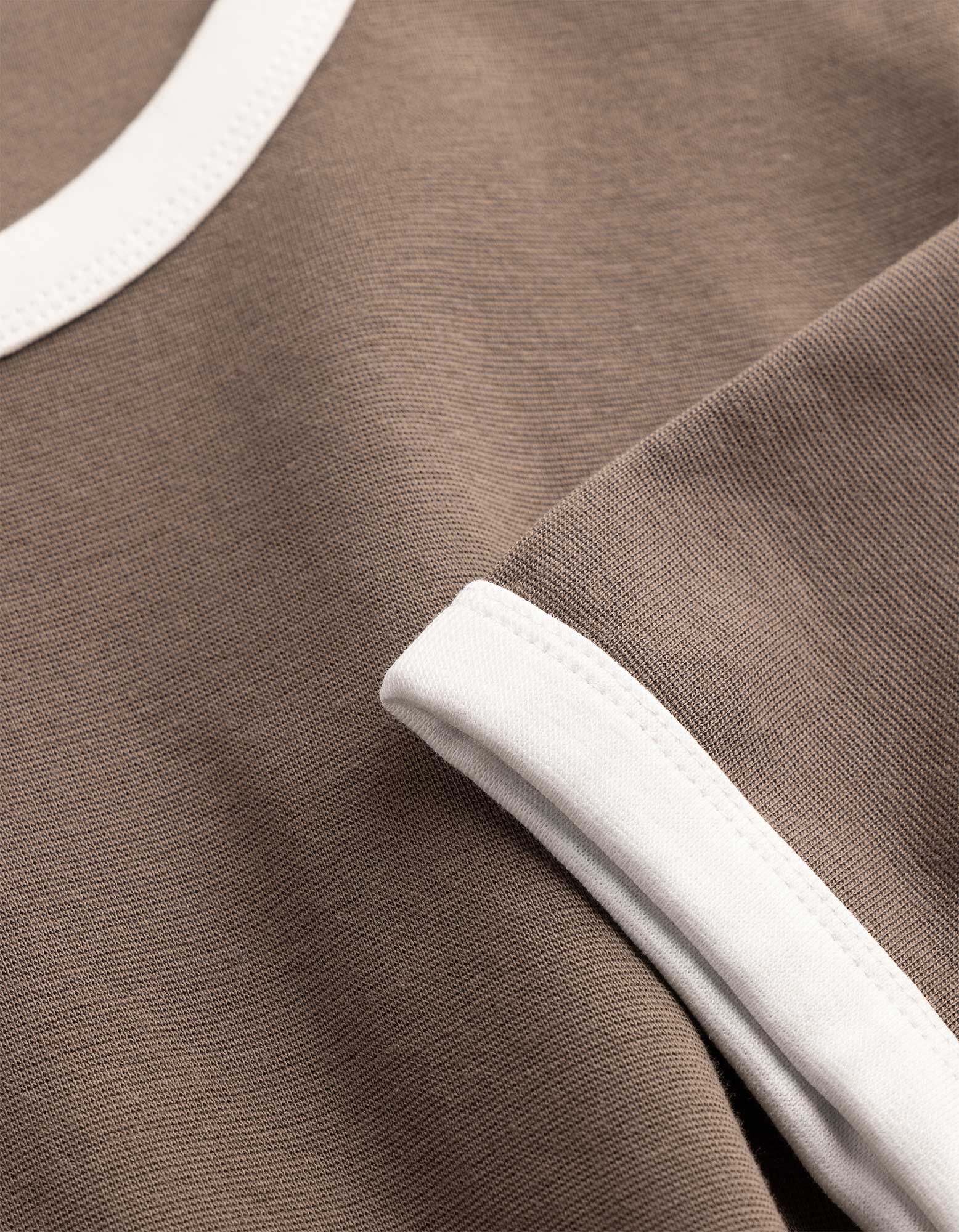 T-Shirt - Regular Fit - Braun