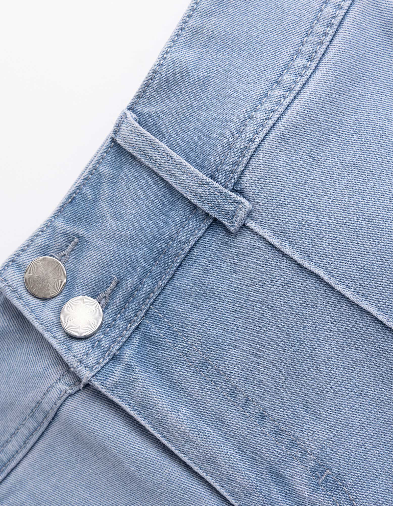 Jeans - Wide Fit - Hellblau
