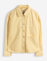 Hemdjacke - einfarbig - hellgelb