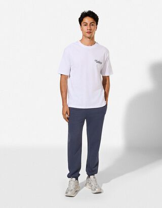 Joggingbroek - Jogger Fit - donkerblauw