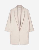 Blazer - Visszahajtott ujj - feher