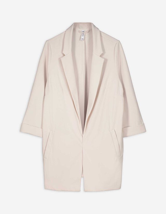 Blazer - Visszahajtott ujj - feher
